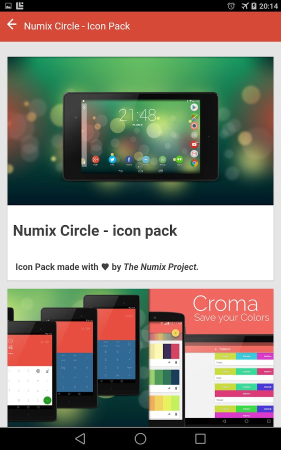 Numix Circle图标包截图2