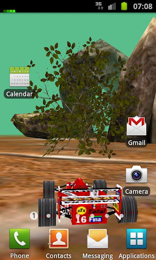 3D Car Racing Rocky Landscape截图4