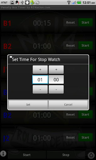 Roller Derby PenaltyTimer Free截图4