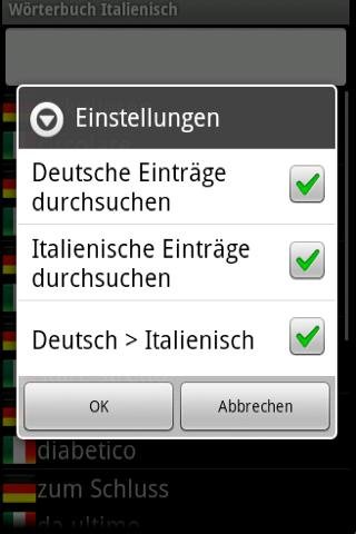 Wörterbuch Italienisch - Test截图1