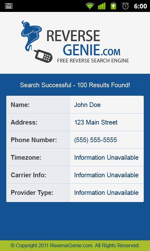 Reverse Genie - Phone & Email截图3