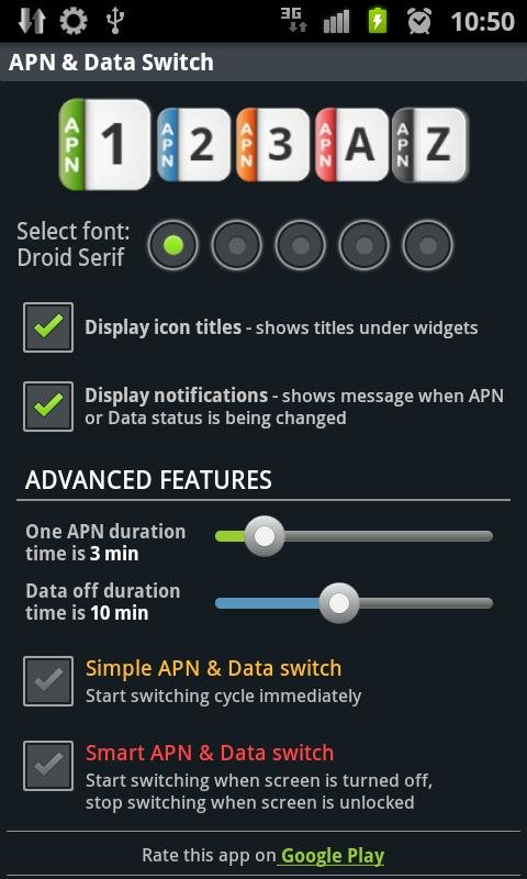 APN &amp; Data Switch Trial截图4