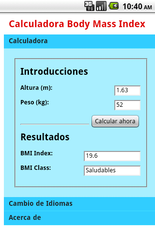 Body Mass Index Caculator by IT21inc截图2