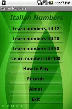 Learn Italian Numbers Free截图