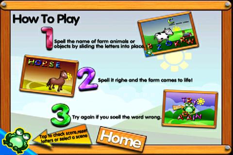 Children's Animal words puzzle截图2