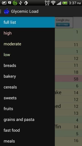 Glycemic Load截图4