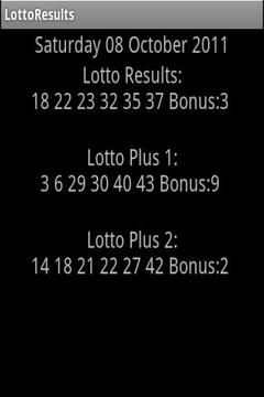 Irish Lotto Checker截图