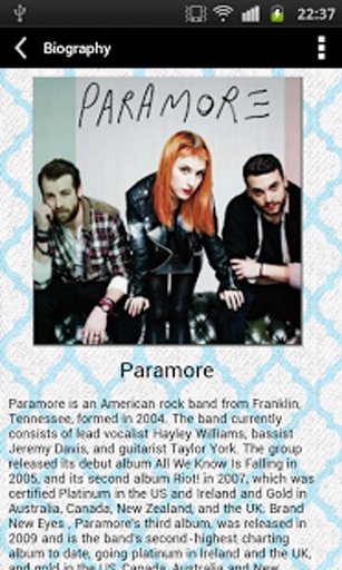 Paramore Lyrics截图11