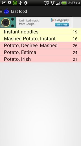 Glycemic Load截图3