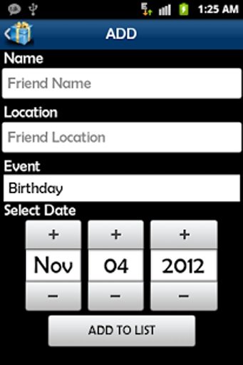 Birthday Remainder Pro截图9