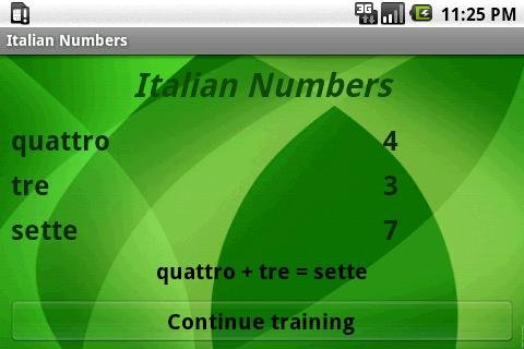 Learn Italian Numbers Free截图2