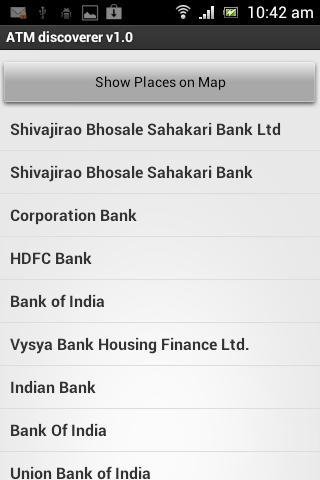 ATM Discoverer / Locator India截图5