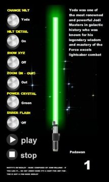 Mo Sabers - Jedi Lightsaber截图