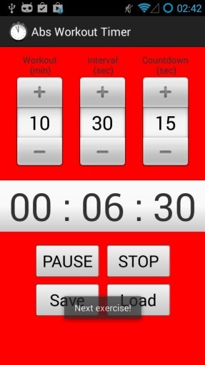 Abs Workout Timer截图1