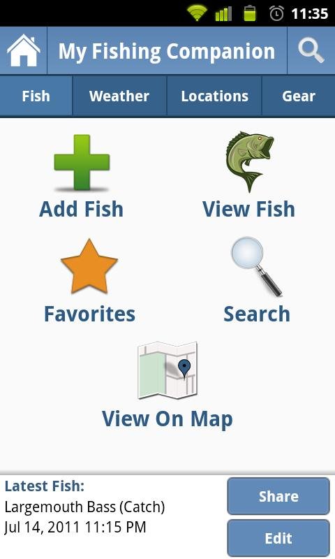 My Fishing Companion Lite截图7