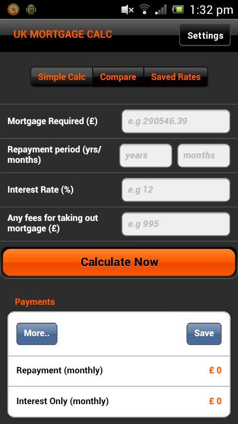 UK Mortgage Calc截图1