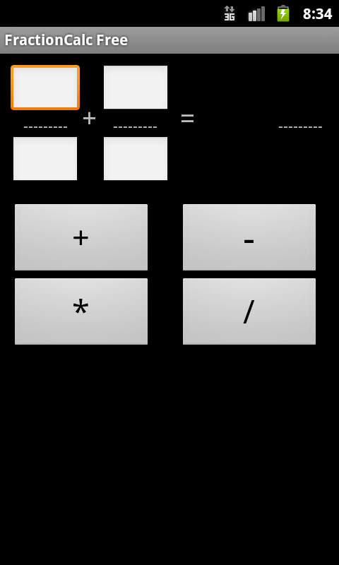Fraction Calculator Free截图2