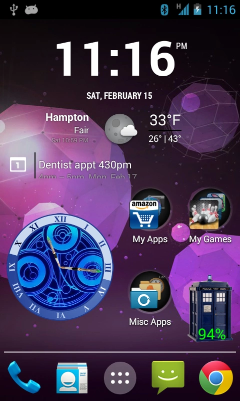 Tardis Battery Widget Dr Who截图3