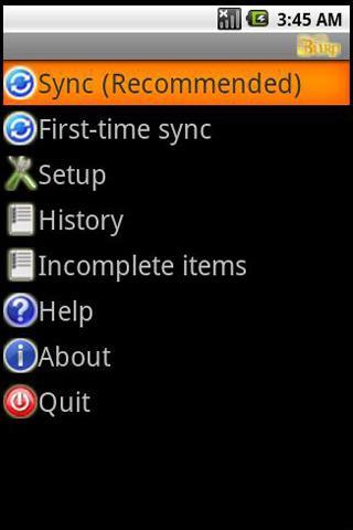 BurpSync for Android 2.x截图2