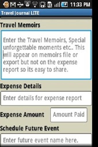 Travel Budget Event Journal-L截图7