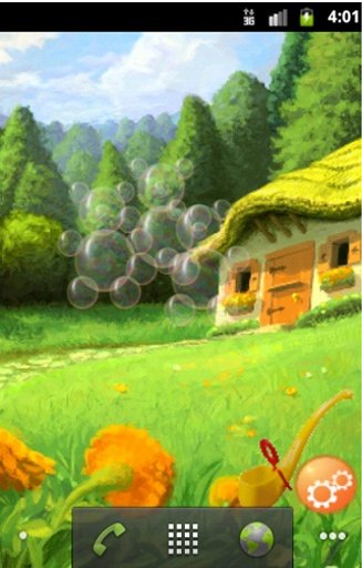 Blow Soap Bubbles LWP截图1