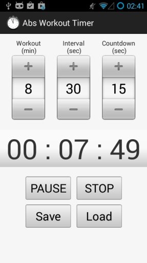Abs Workout Timer截图4