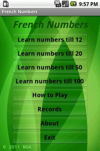 Learn French Numbers Free截图3