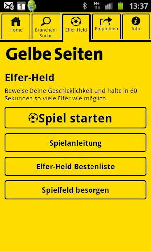 Fu&szlig;ball AR von Gelbe Seiten截图5