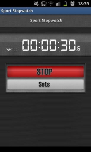 Sport Stopwatch - Lite截图1