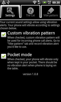 Vibrate Smart with pocket mode截图