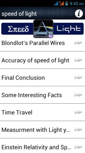 Space science : Speed Of Light截图7