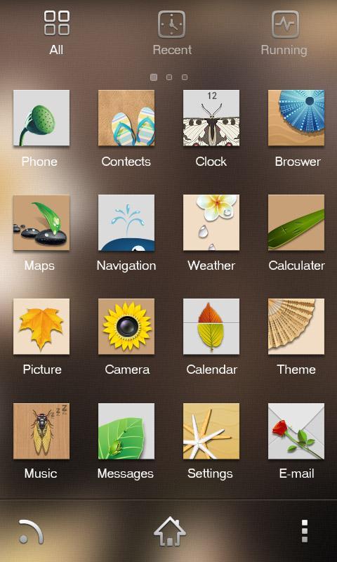 Clear GO Launcher Theme截图2