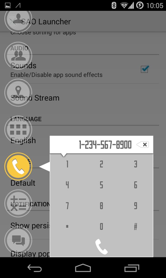 SAO Dialer Extension截图1