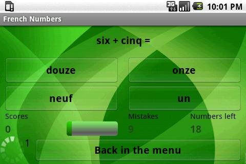 Learn French Numbers Free截图5
