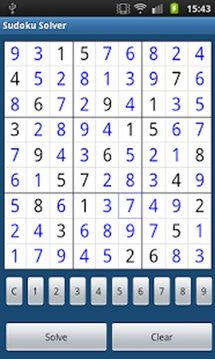 Classic Sudoku Solver截图