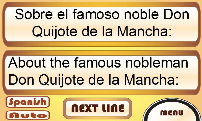 Learn Spanish with Don Quixote截图3