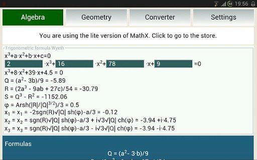 Solve geometry with MathX Lite截图2