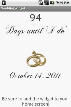Wedding Countdown Widget截图