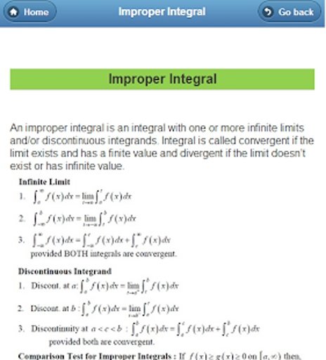 Calculus Formula截图1