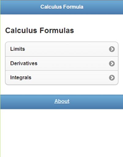 Calculus Formula截图4