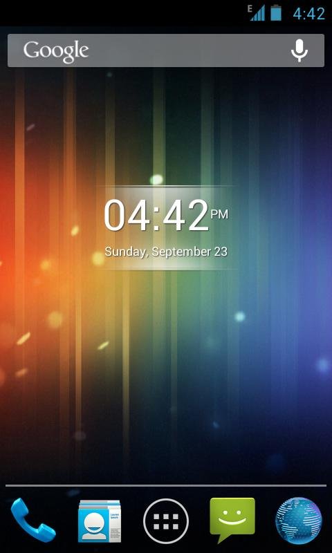 vzClock: A digial clock widget截图1