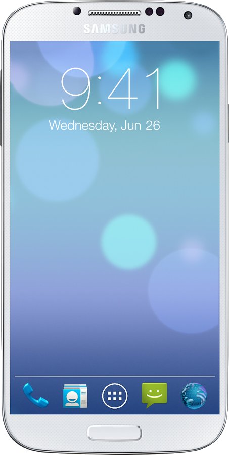 iOS 7 Clock UCCW Skin Lite截图9