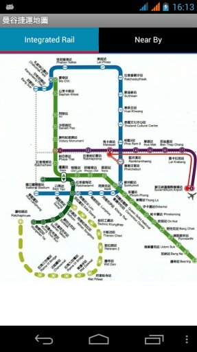 泰国曼谷捷运地图截图7
