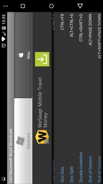 Ctrl: Microsoft Word Shortcuts截图