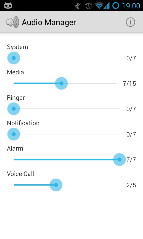 Audio Manager截图2