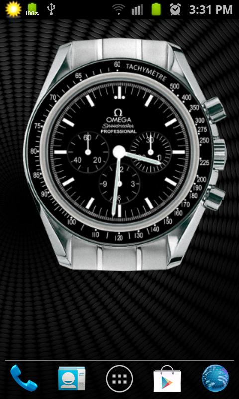 Omega钟表部件 Omega Speedmaster Analog Clock截图3