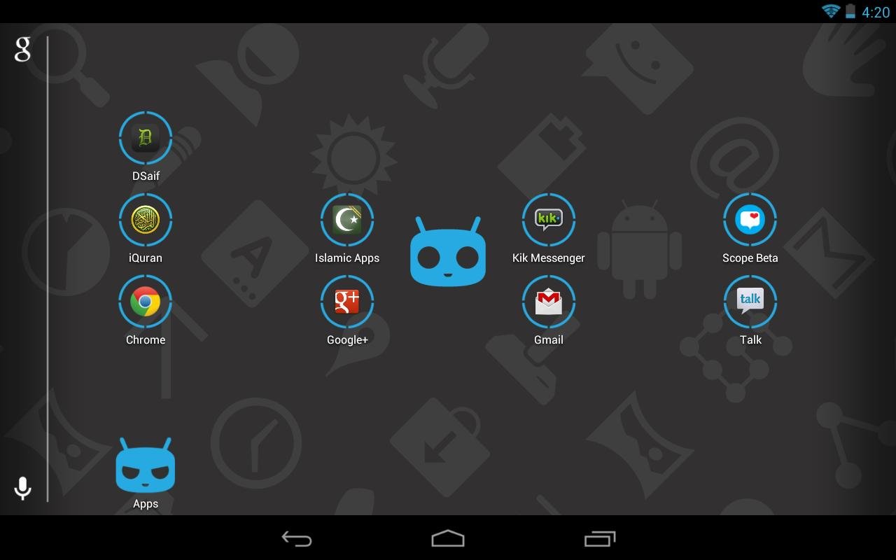 Icon Pack - Nexus Circle Cyano截图3