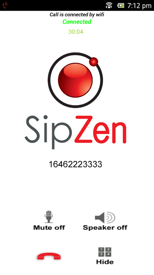 Sipzen Android Dialer截图2