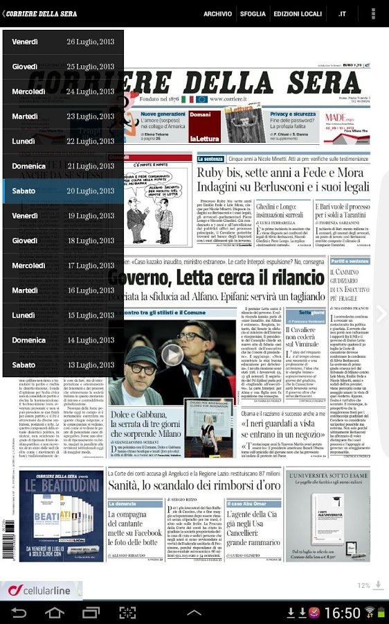 Corriere della Sera截图2