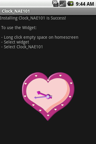 Widget Clock_NAE101截图2